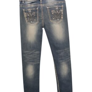 Vintage Premium Mid Rise Straight Leg Denim Jeans In Excellent Condition